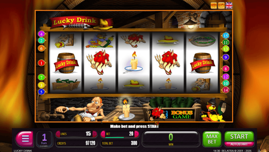 belatra games lucky drink