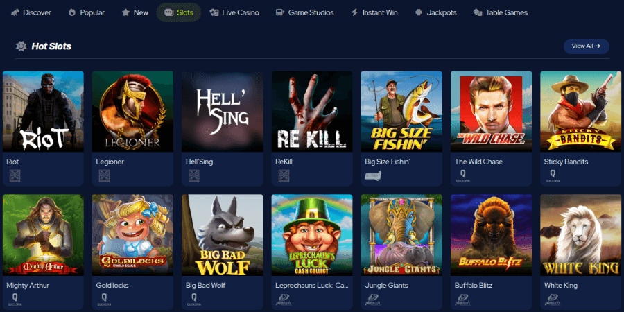 betbeast casino games