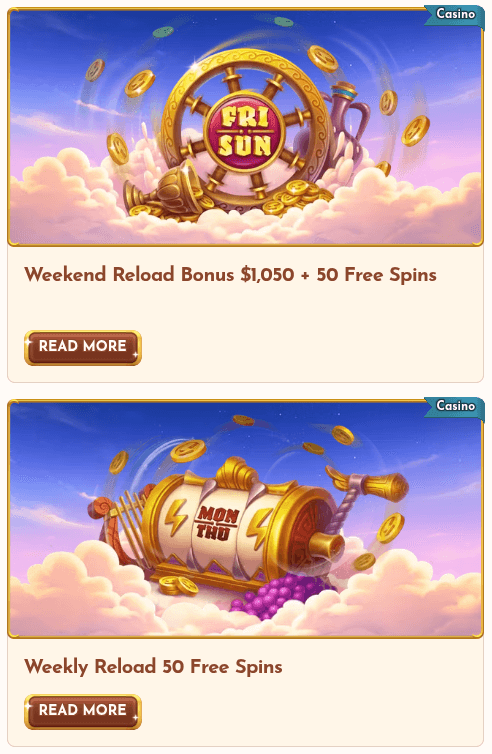 bethall casino weekly offers