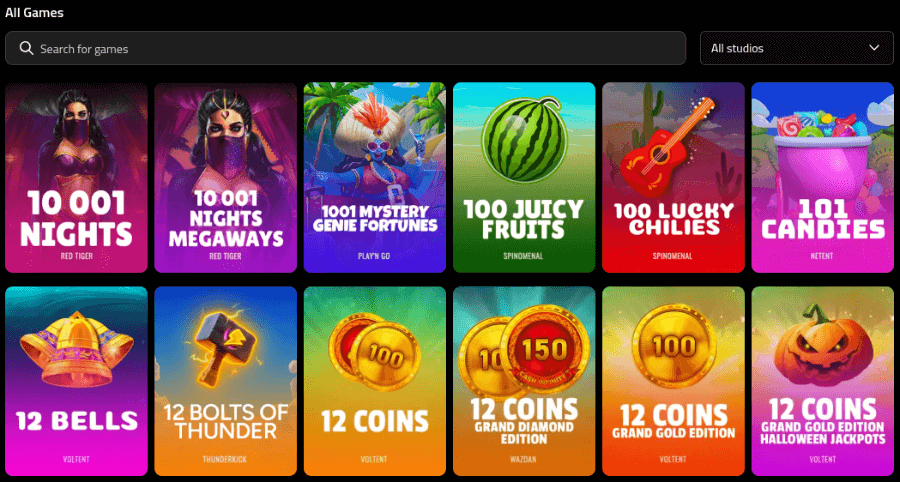 betmode casino game library