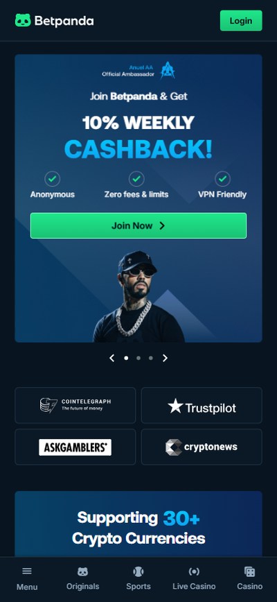 betpanda casino homepage