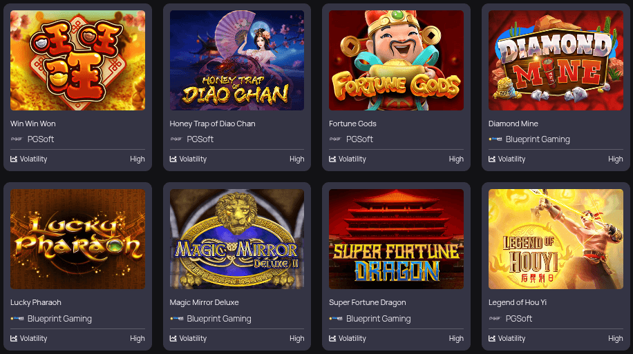 betterwin casino game library