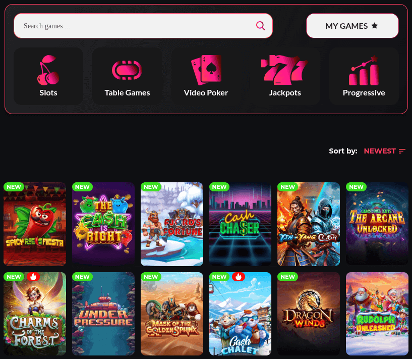 betty wins casino games