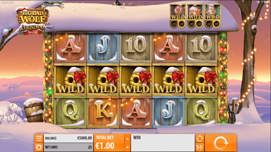 Big Bad Wolf Christmas Online Slot Game Bonus