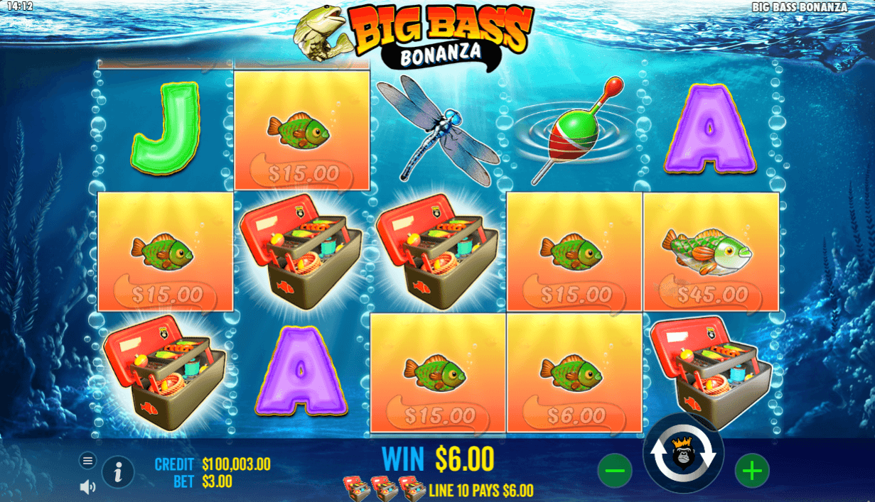 big bass bonanza spielautomaten layout