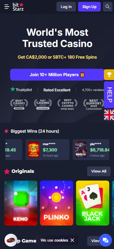 bitstarz casino homepage