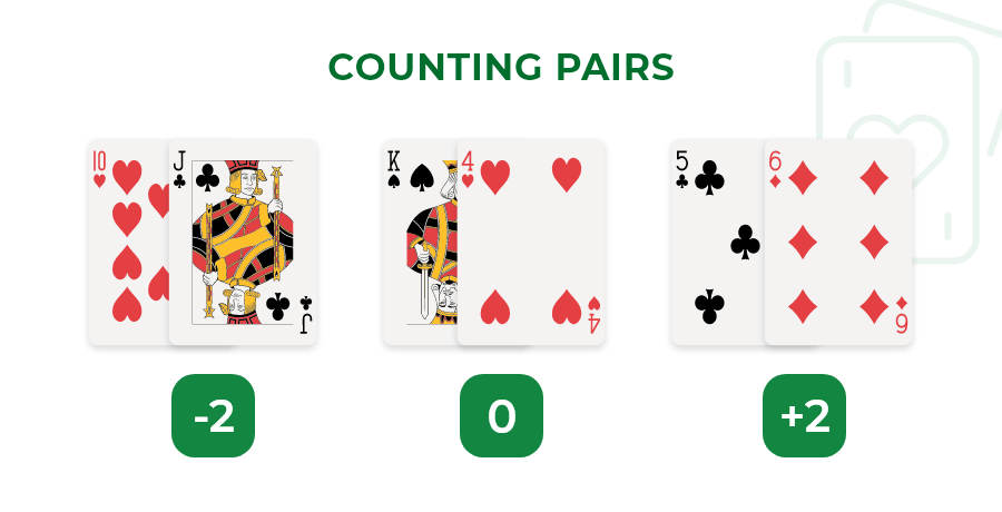 counting pairs in blackjack