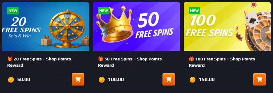 blazespins casino shop