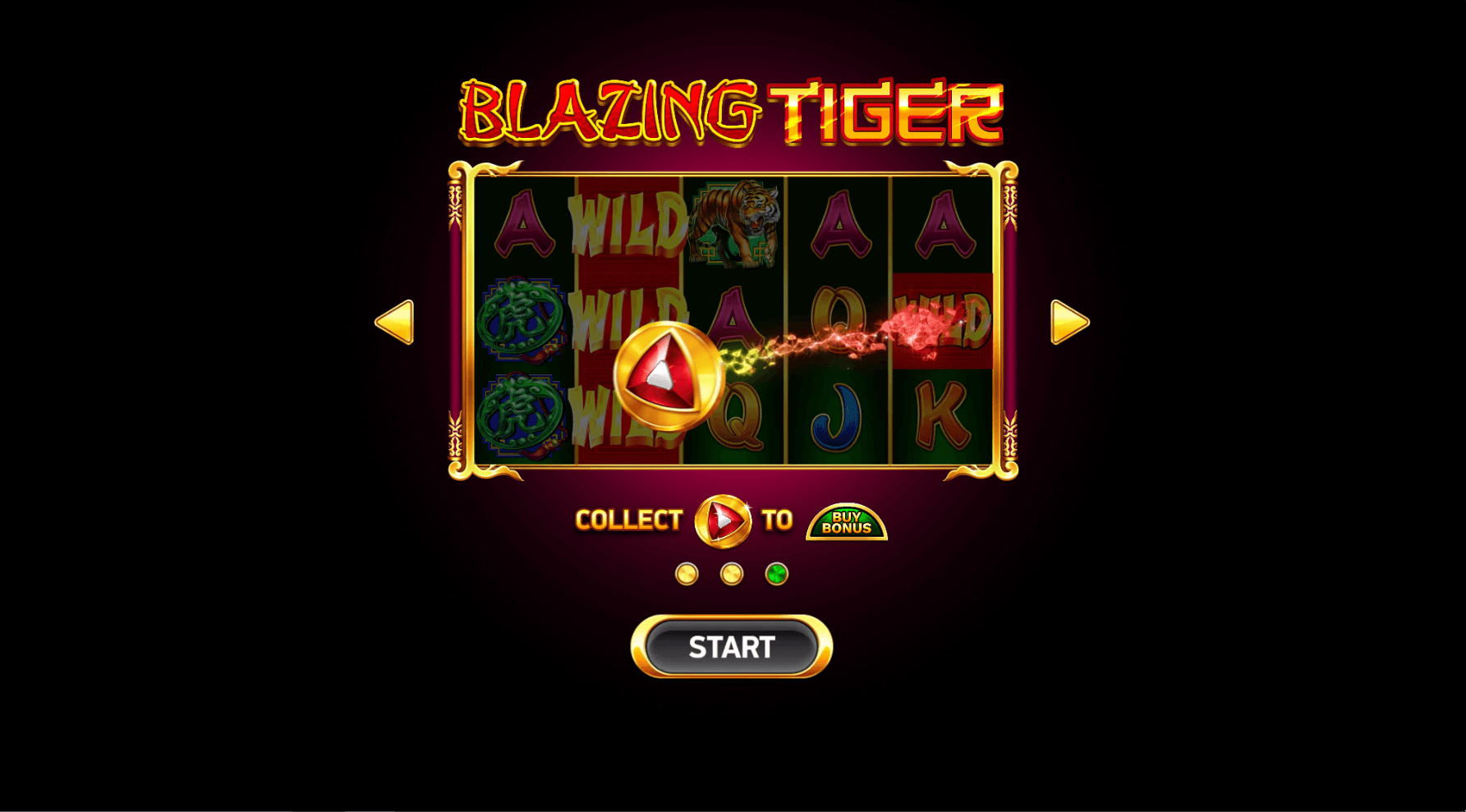 blazing tiger buy bonus