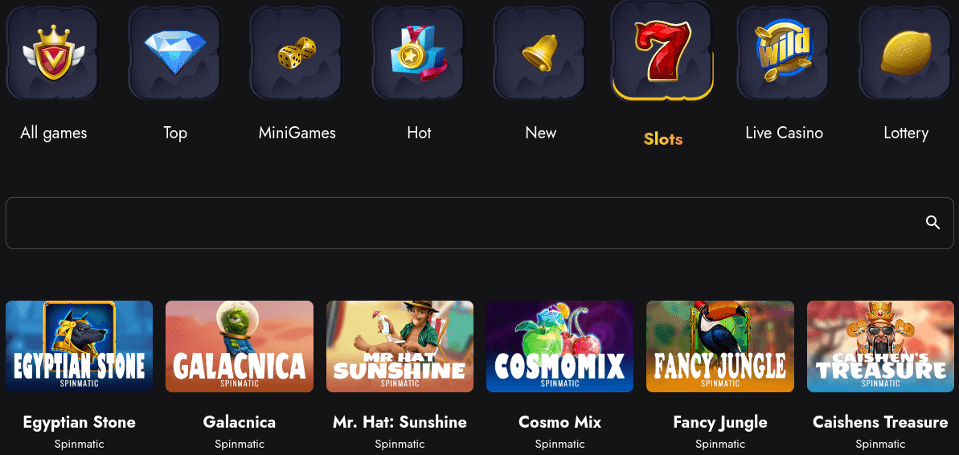 blockbets casino game library