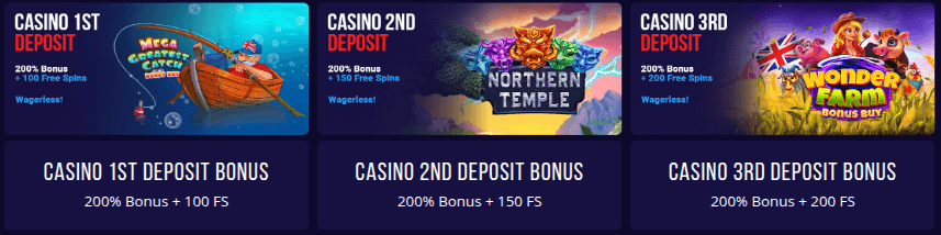 bloody slots casino welcome pack