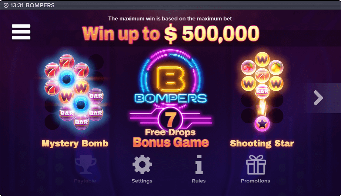 Bompers Online Slot Game Bonus