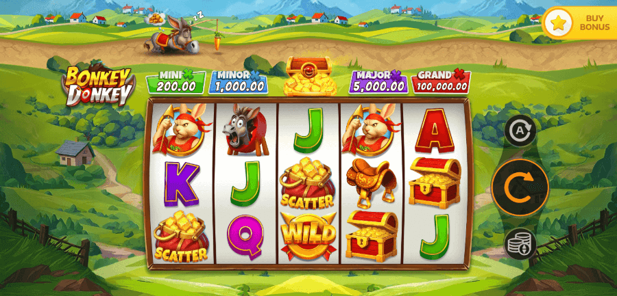 bonkey donkey game symbols