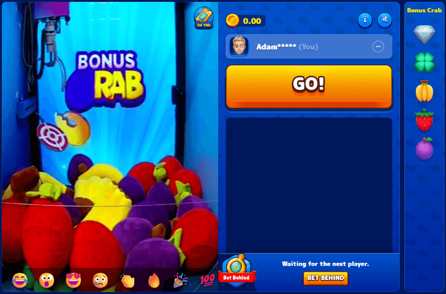 bonus crab waiting room