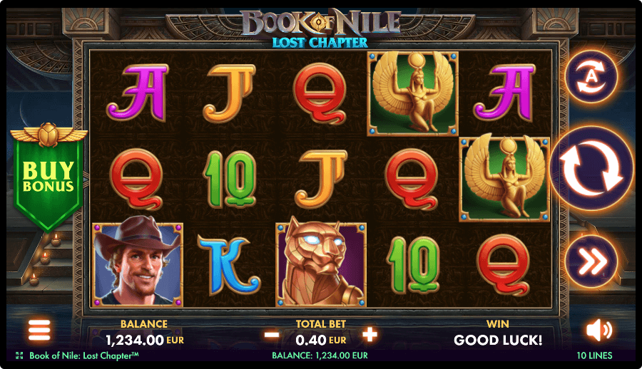 Book of Nile: Lost Chapter Online Slot Game Features