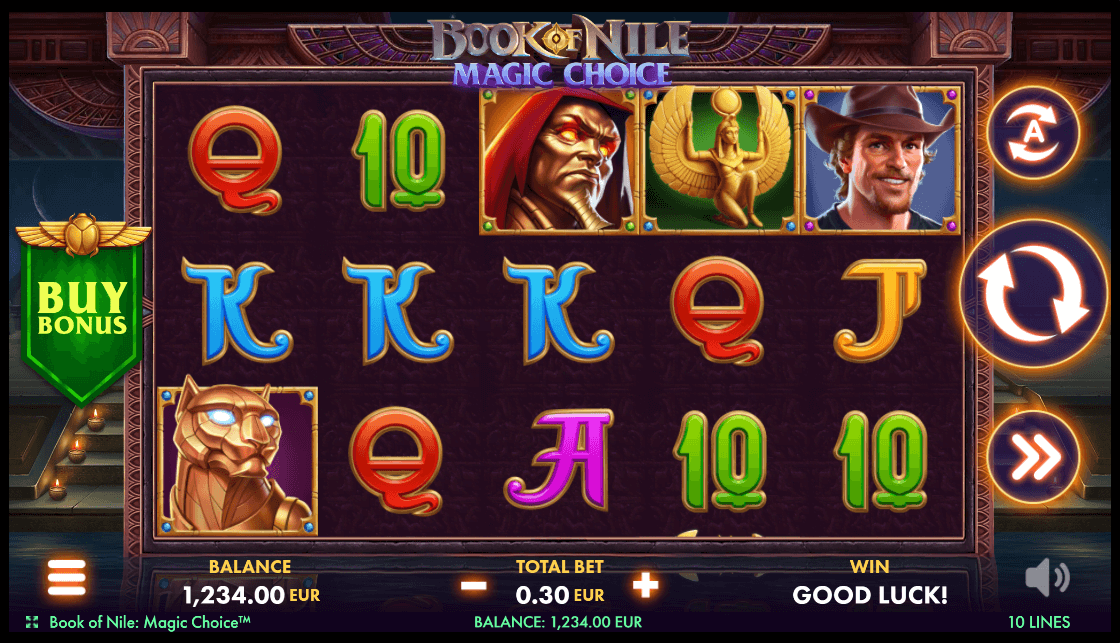 Book of Nile Magic Choice Online Slot Game Features