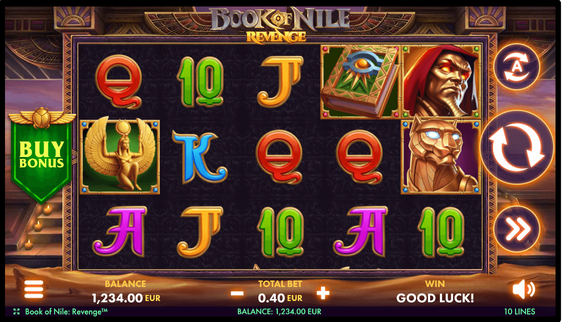 Book of Nile Revenge Online Slot Game Features