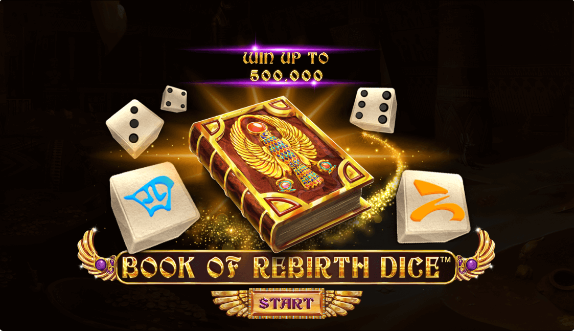 Book of Rebirth Dice Online Slot Game Reels