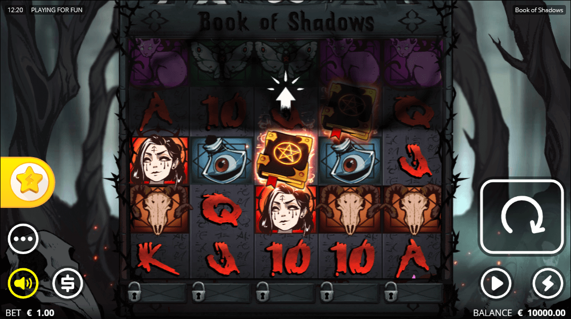 Book of Shadows Online Slot Game Features