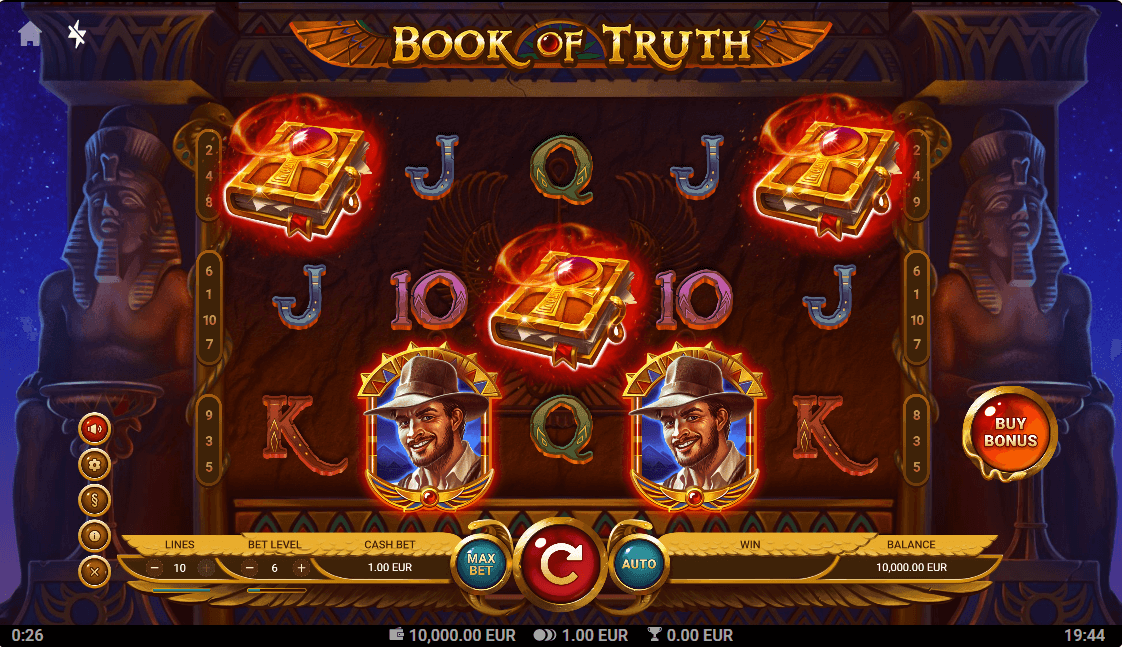 Book of Truth Online Slot Game Features