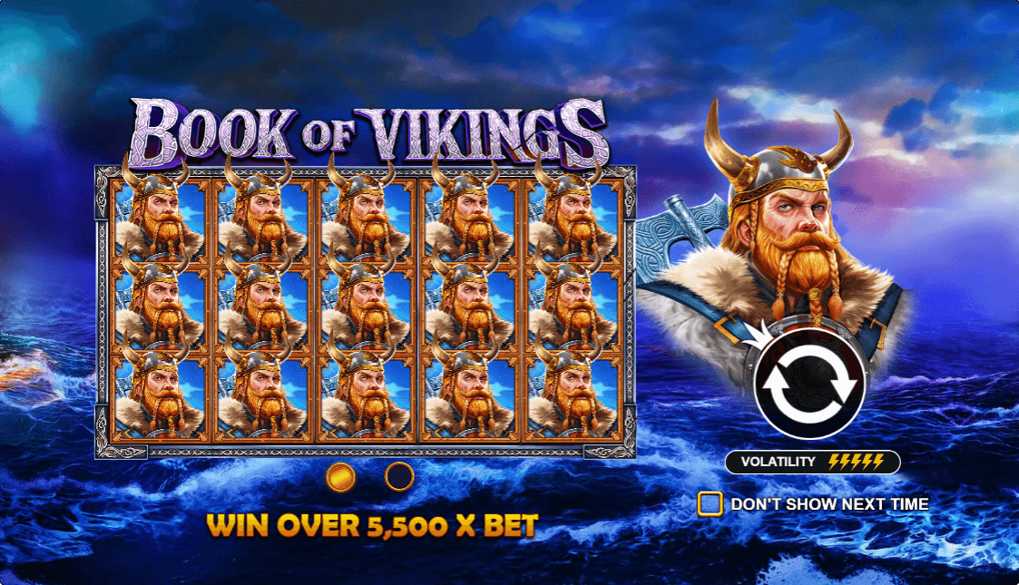 Book of Vikings Online Slot Game Reels