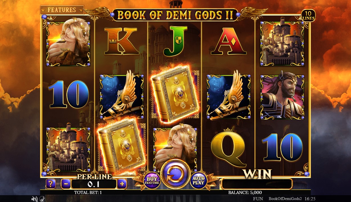 Book of Demi Gods II Slot Reels