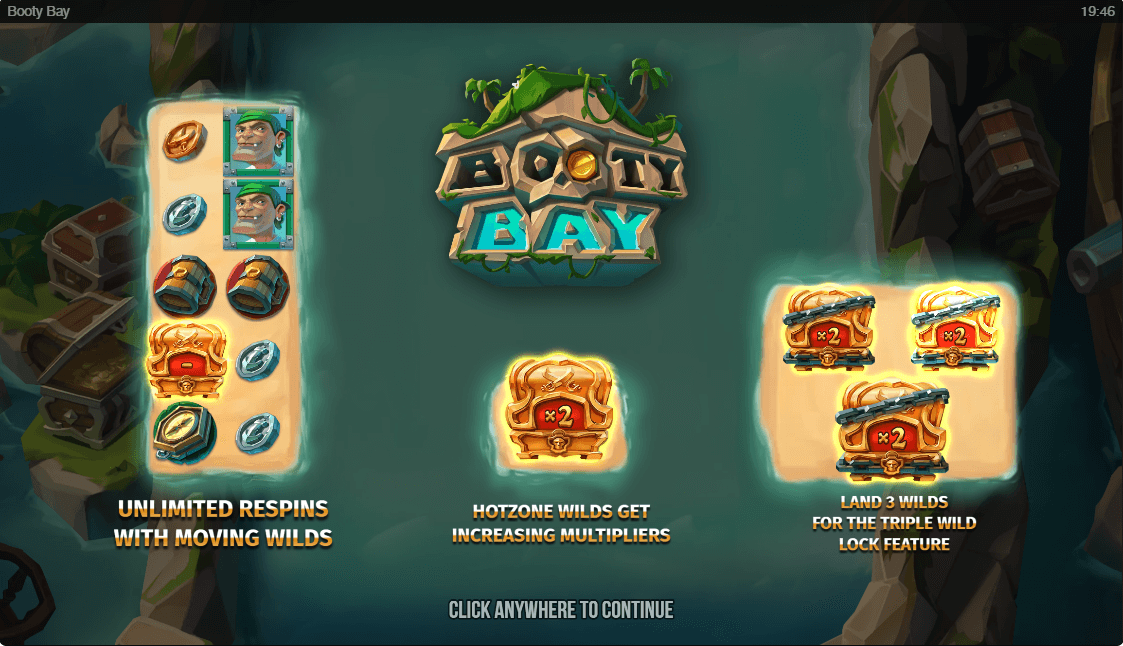 Booty Bay Online Slot Game Reels