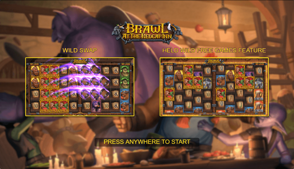 Brawl at the Redcap Inn Online Slot Game Reels