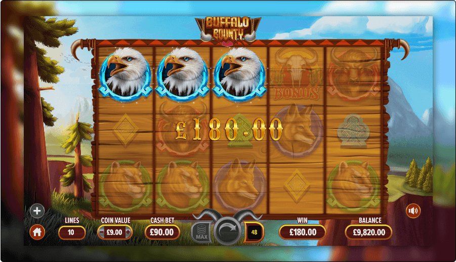 Buffalo Bounty Online Slot Game Win