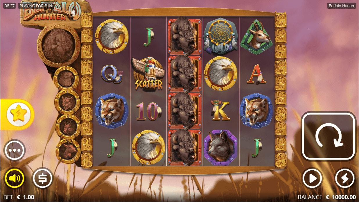 Buffalo Hunter Online Slot Game Features