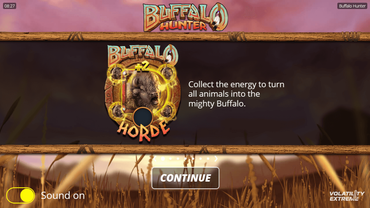 Buffalo Hunter Online Slot Game Reels