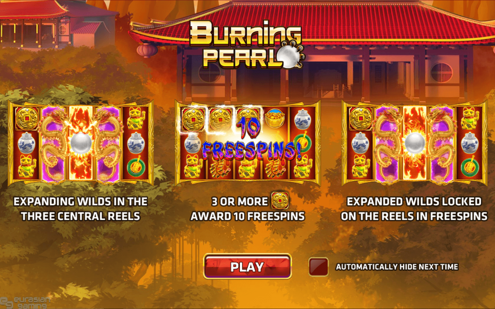 burning pearl features