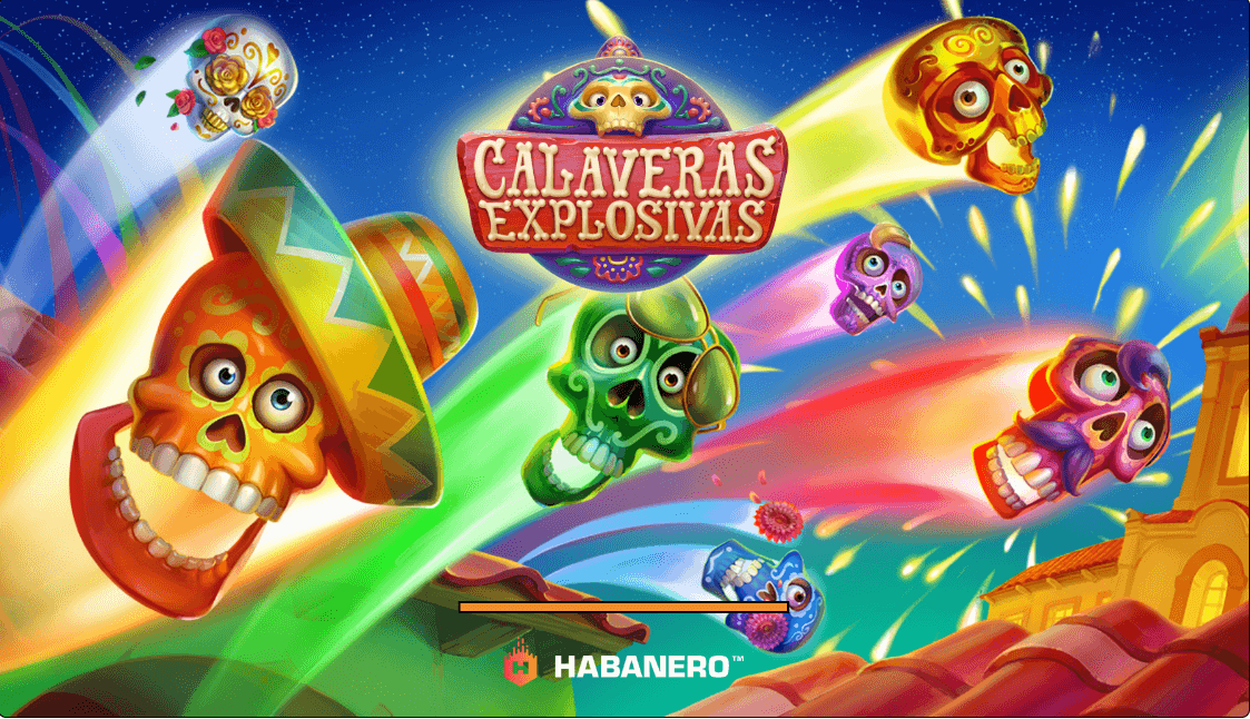 Calaveras Explosivas Online Slot Game Reels