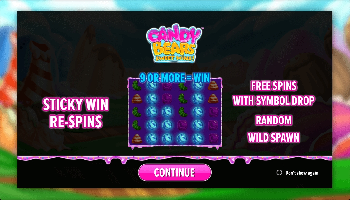 Candy Bears Sweet Wins Online Slot Game Features
