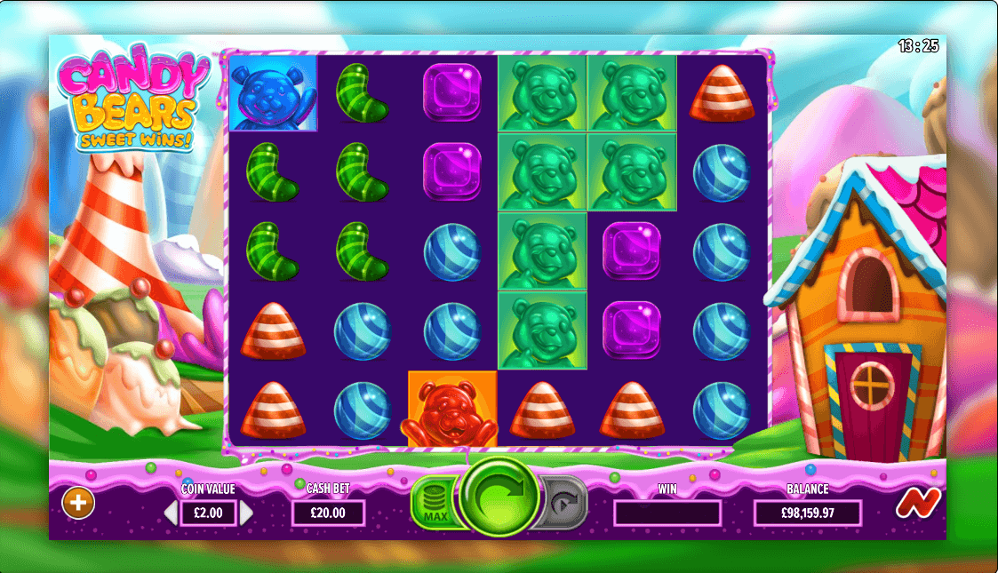 Candy Bears Sweet Wins Online Slot Game Reels