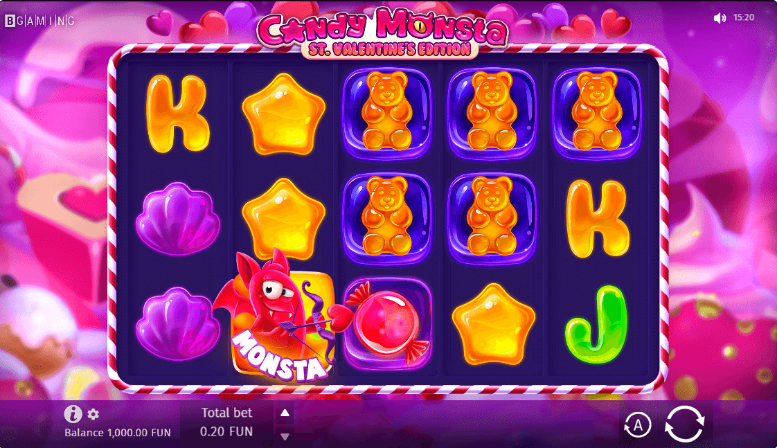 Candy Monsta Online Slot Game Features