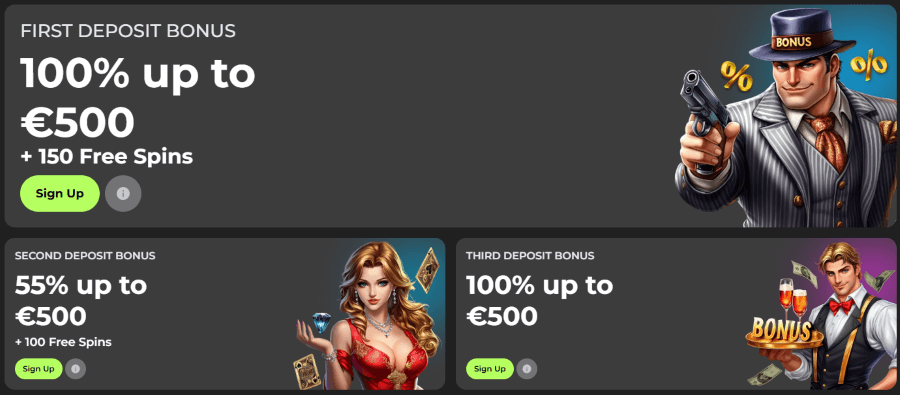 capospin casino welcome pack