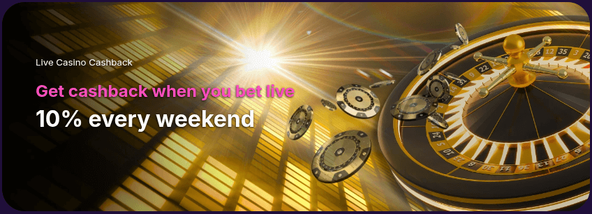 casinovice live cashback