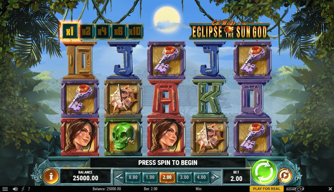 Cat Wilde and the Eclipse of the Sun God Online Slot Game Features