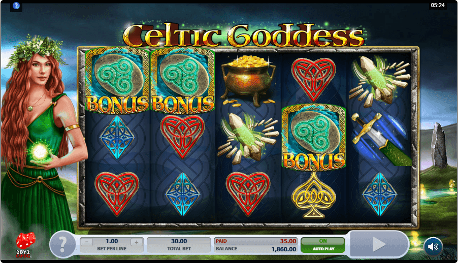 Celtic Goddess Online Slot Game Bonus