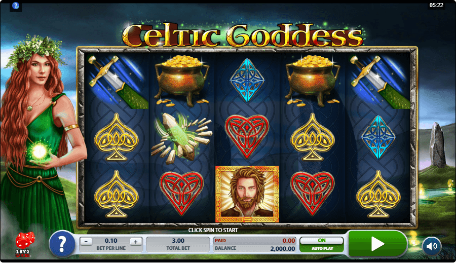 Celtic Goddess Online Slot Game Features