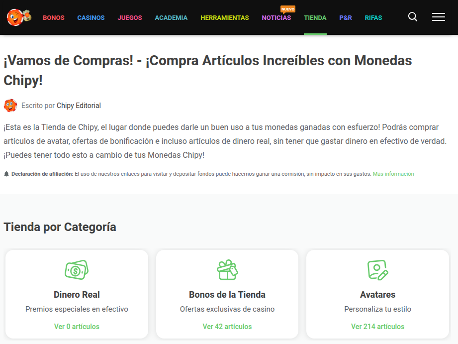 Centro de Ayuda Tienda por Categoría