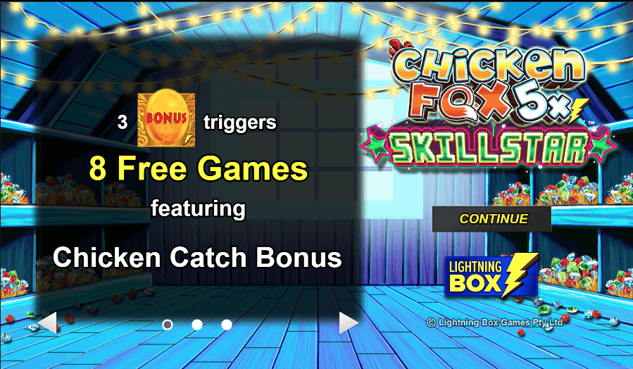 Chicken Fox 5x Skillstar features