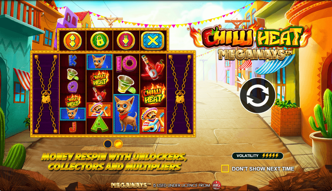 Chilli Heat Online Slot Game Reels