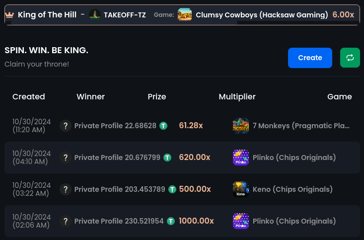 chips gg casino king of the hill