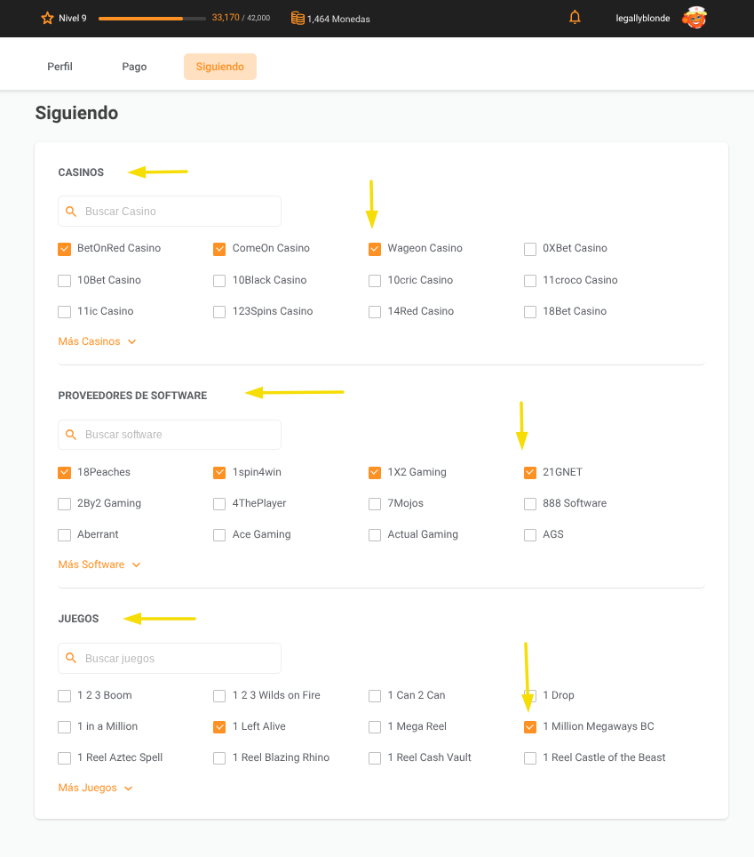 chipy follow from settings