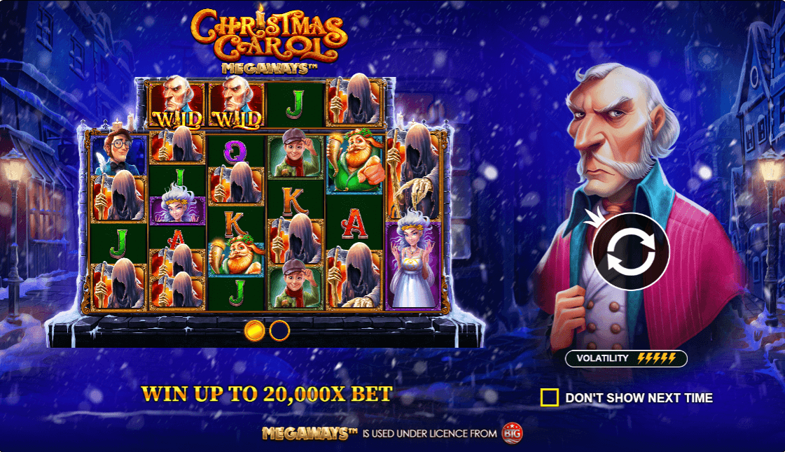 Christmas Carol Megaways volatility
