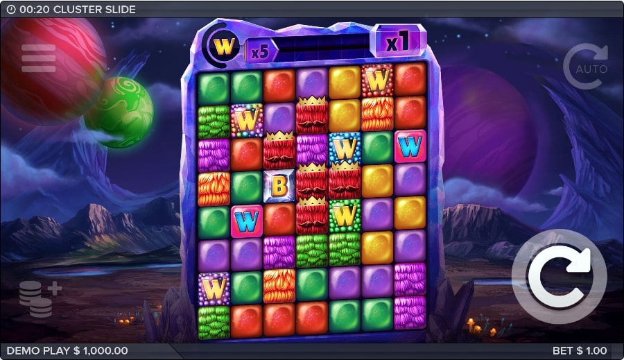 Cluster Slide Slot Game