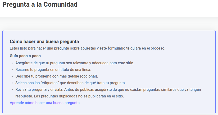 Consejos Para Formular una Buena Pregunta