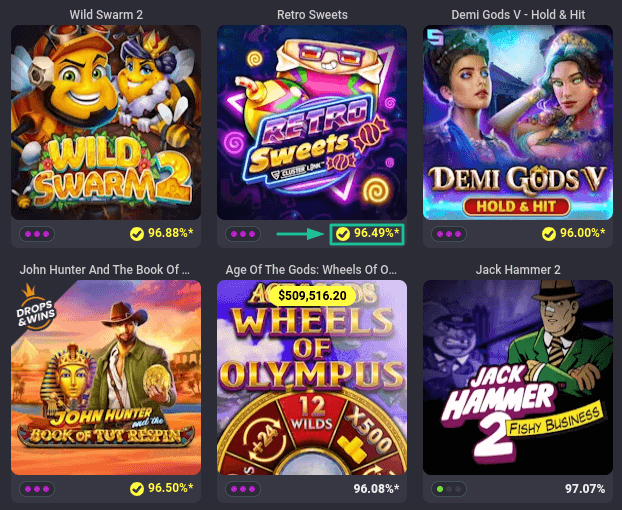 coolbet casino game library